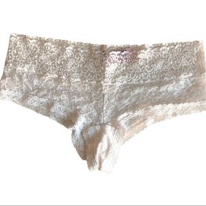 Victoria’s Secret white lace panties